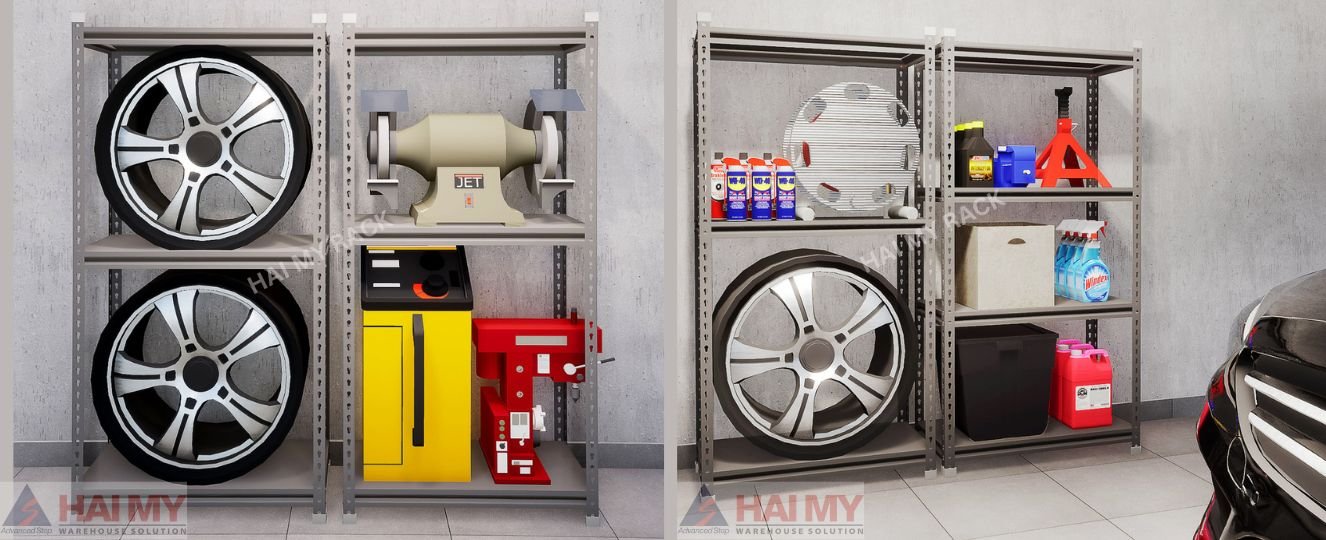 kệ để phụ tùng vật tư Hai My Rack