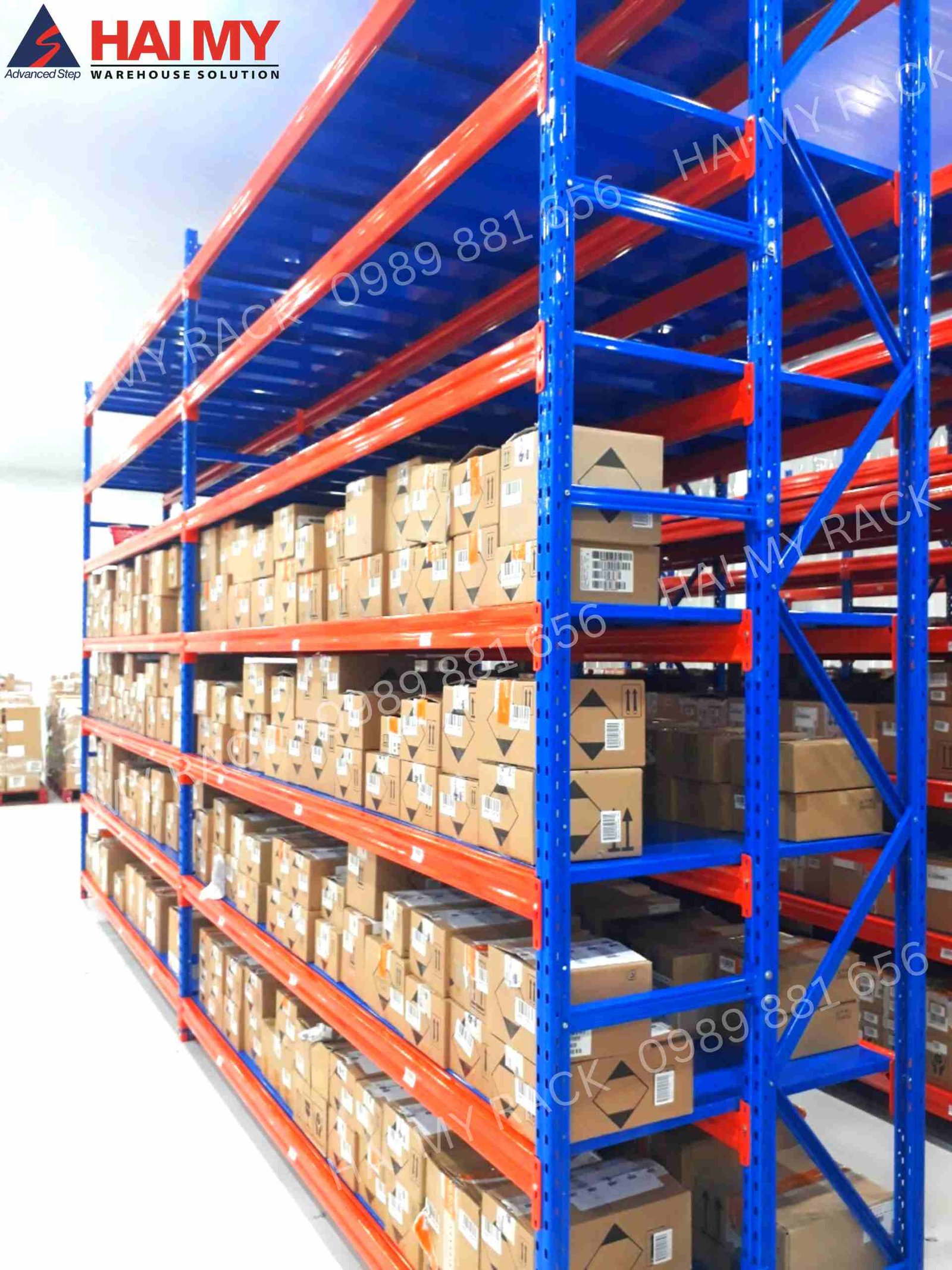 kệ kho hàng tải nặng Hai My Rack