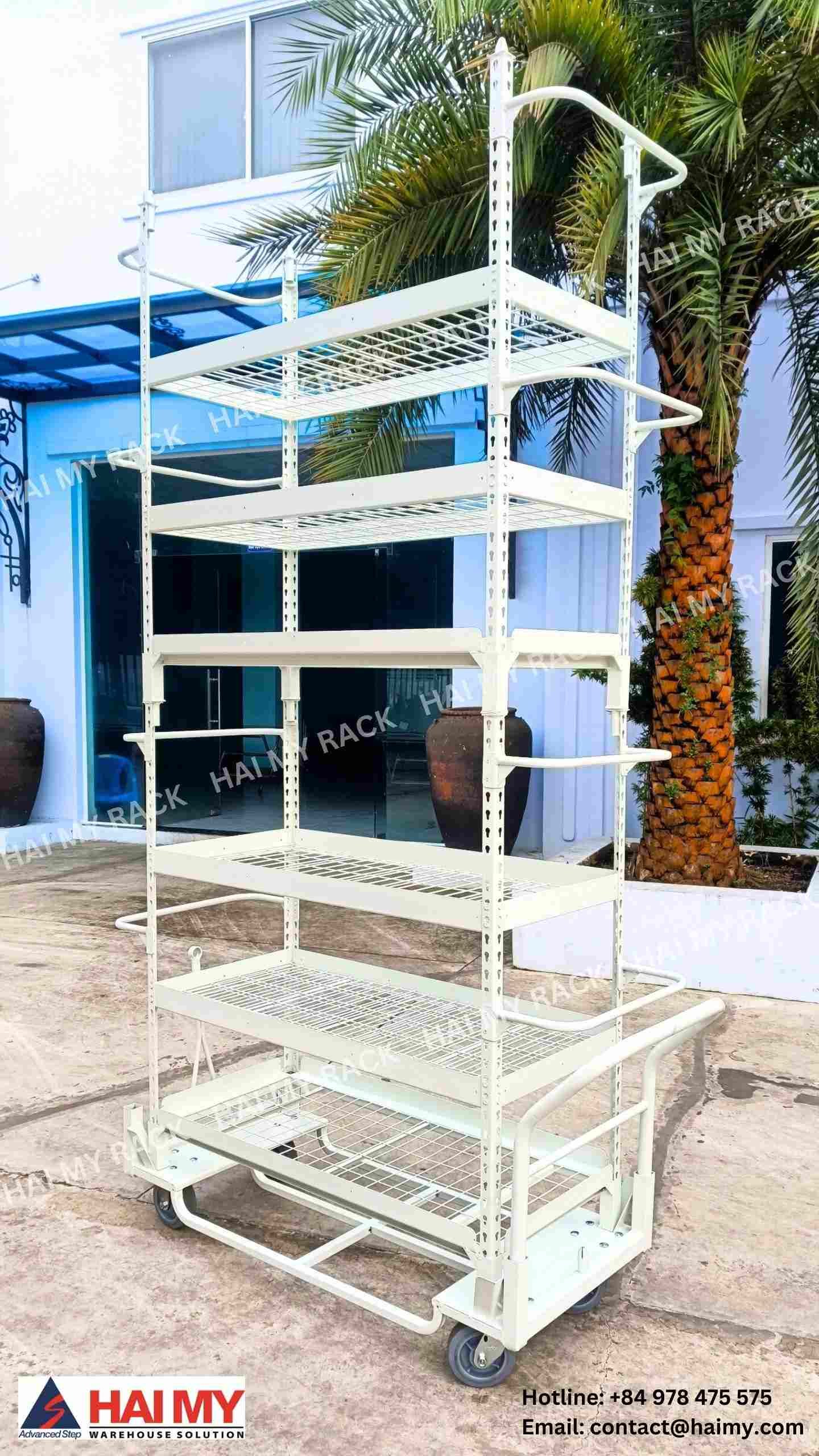Xe đẩy lắp ráp nhiều tầng Hai My