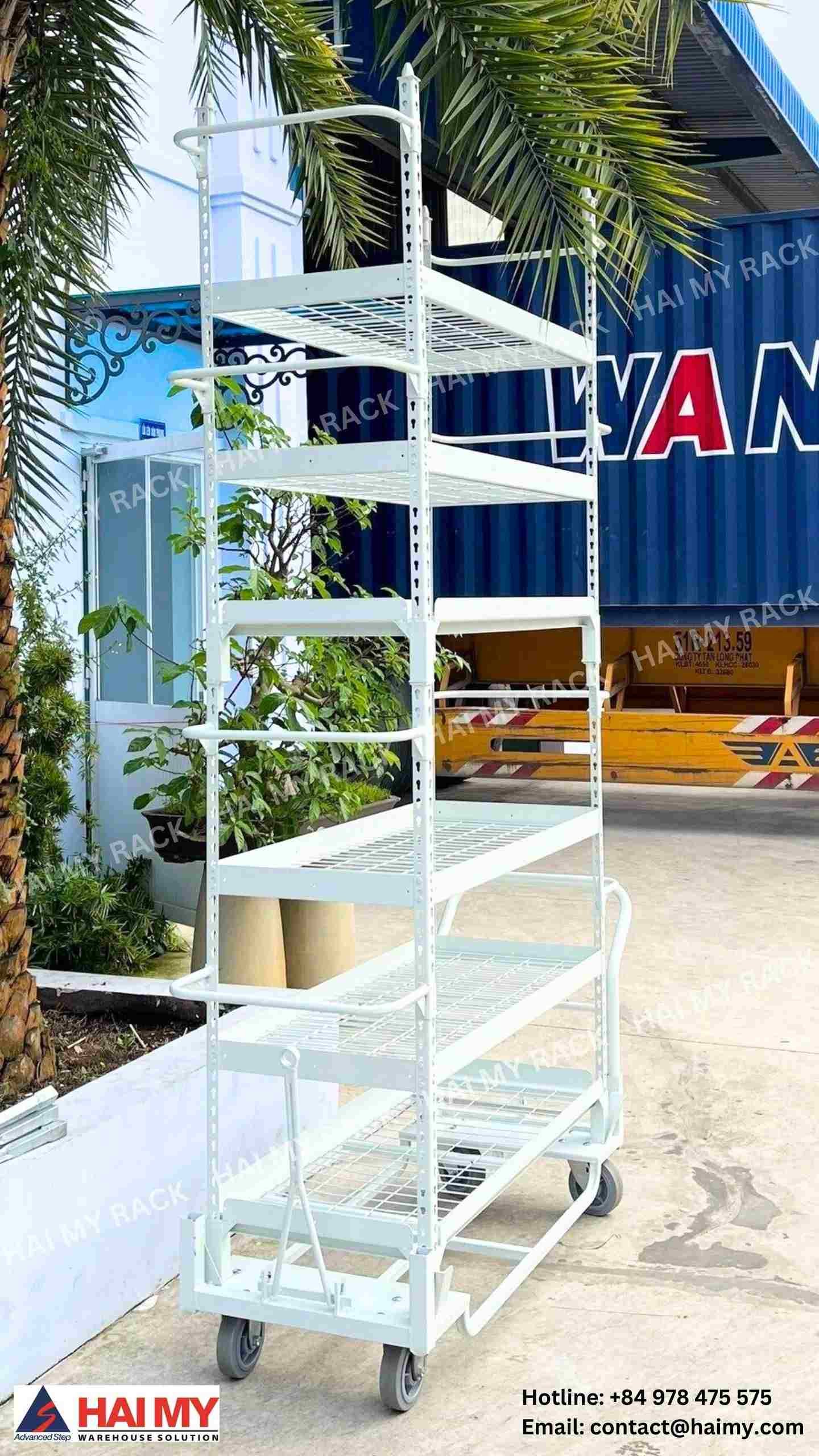 Xe đẩy lắp ráp nhiều tầng Hai My
